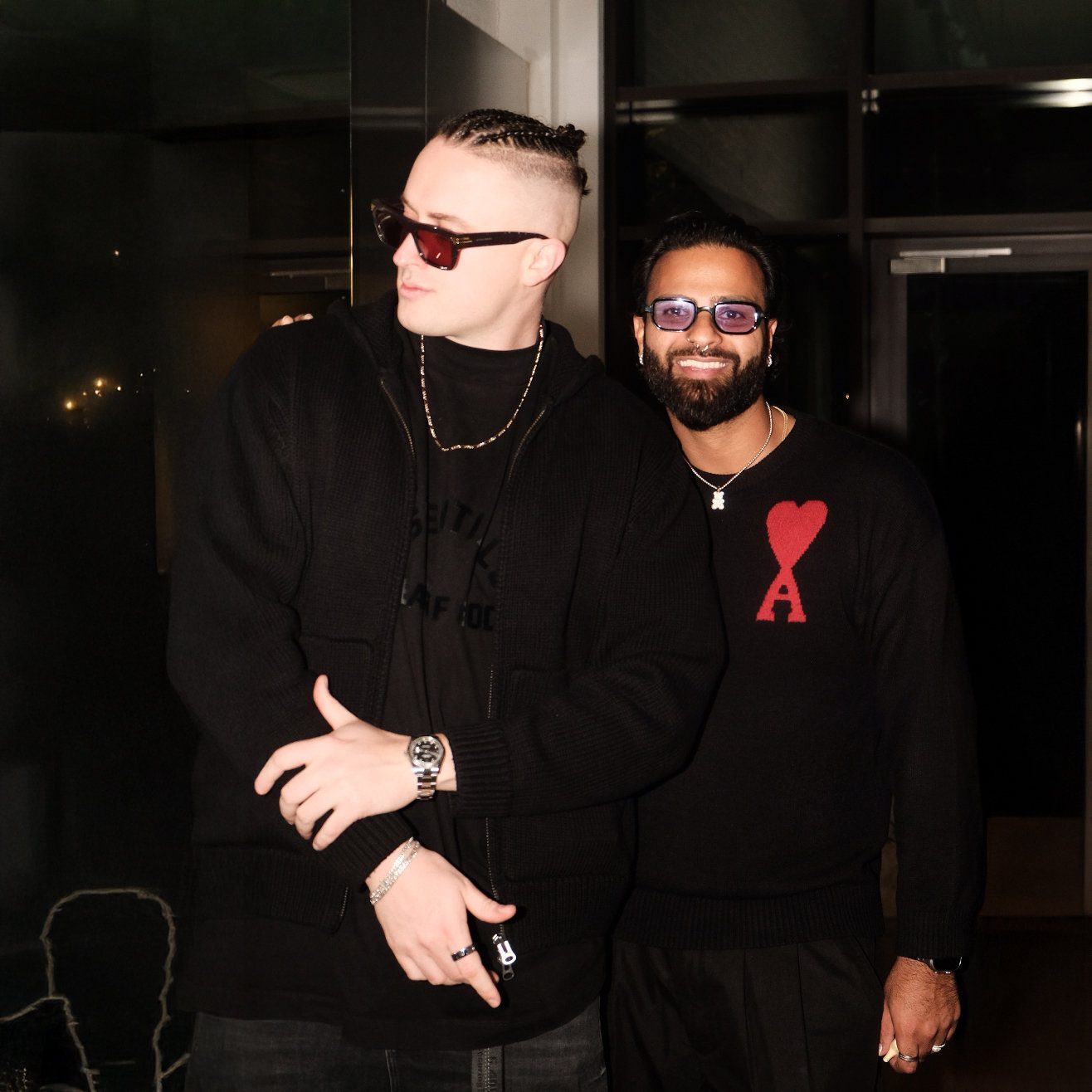 MNEEMO and Ravi Sharma of Neon Black, a close-up of the style behind the House of MNEEMO x Neon Black takeover