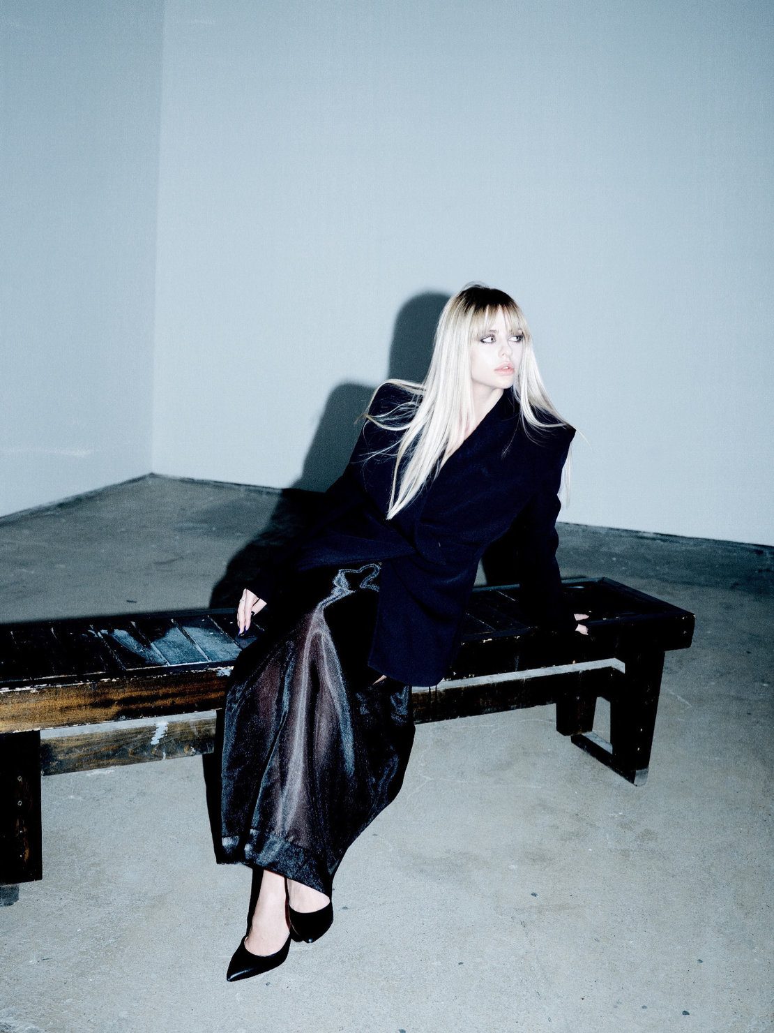 Angelina Gorgaeva of Dance.Film.Performance, who leads movement and performance for MNEEMO's House of MNEEMO x Neon Black takeover